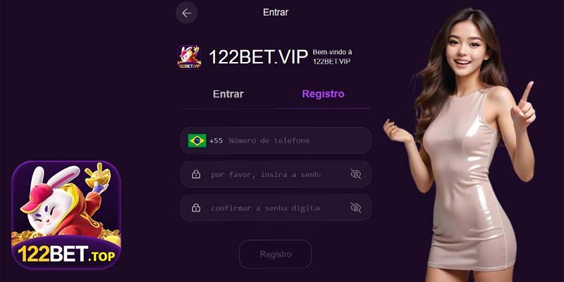 Preencha o Formulário de Registro 122bet